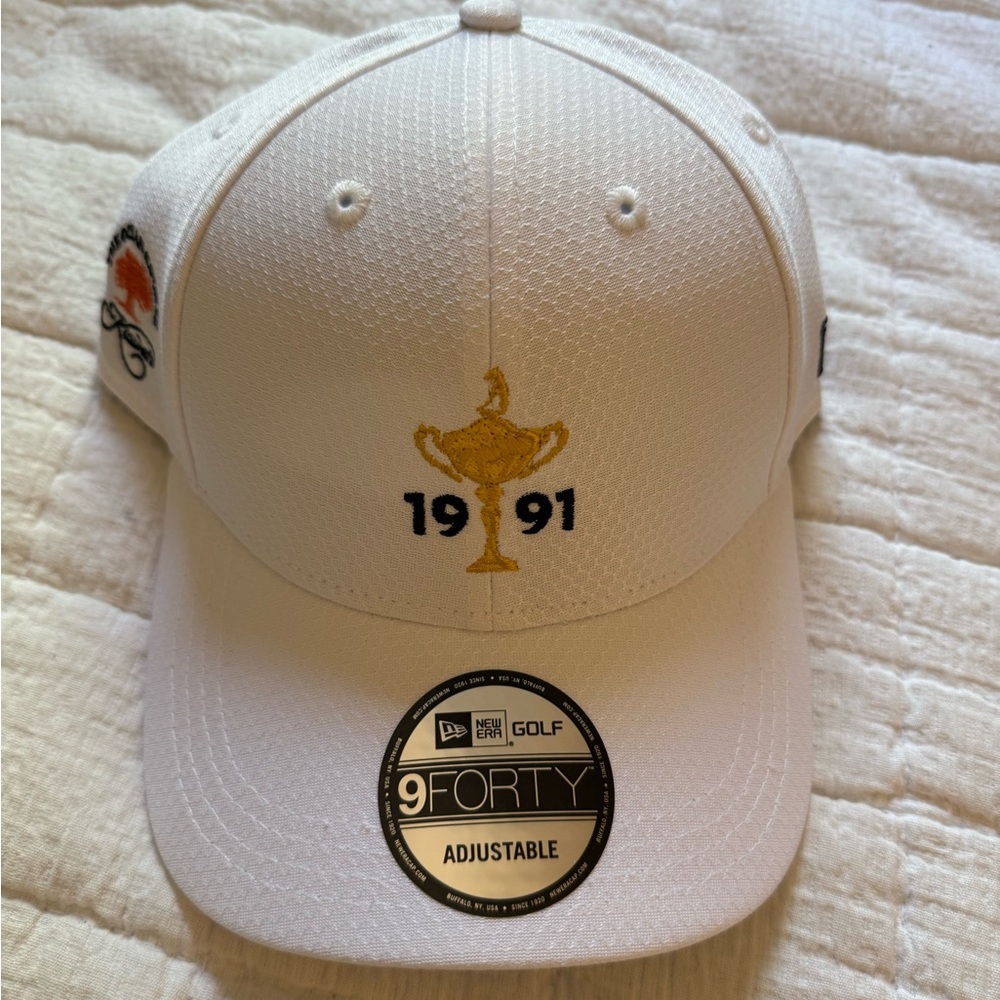 Ryder Cup White Kiawah Embroidered Baseball Cap